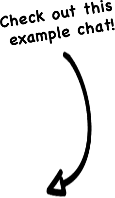 Example chat indicator